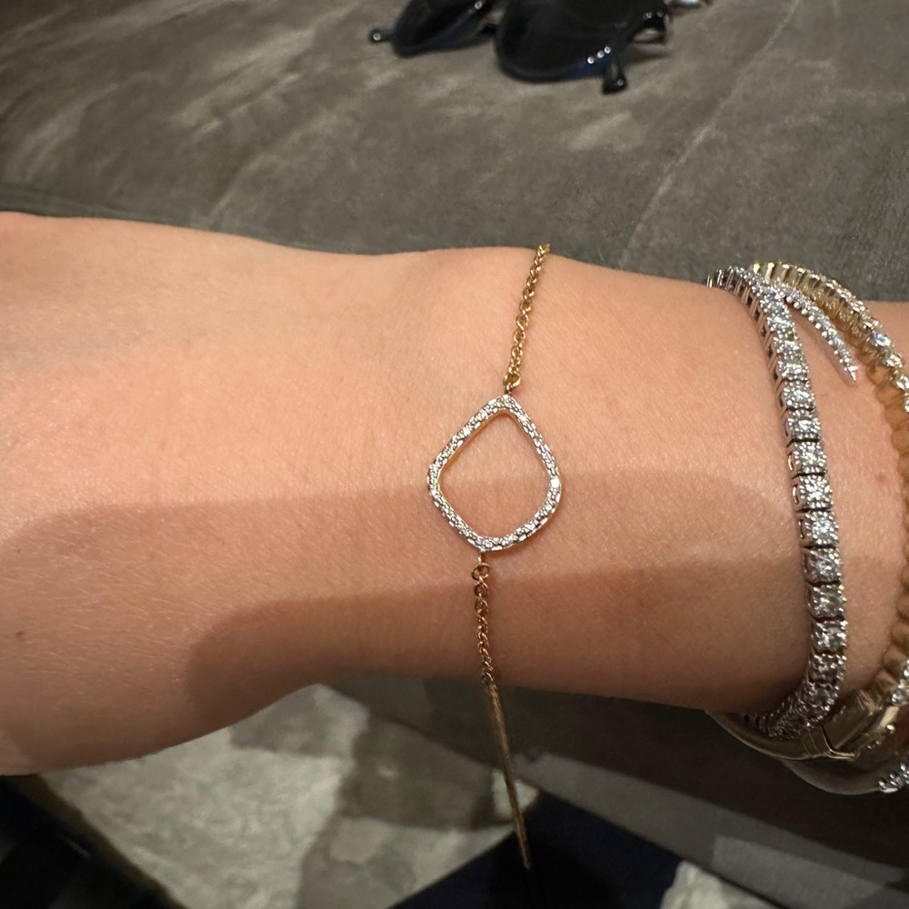 Monica Vinader diamond bracelet